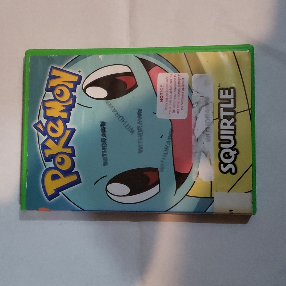 Pokemon Squirtle Dvd